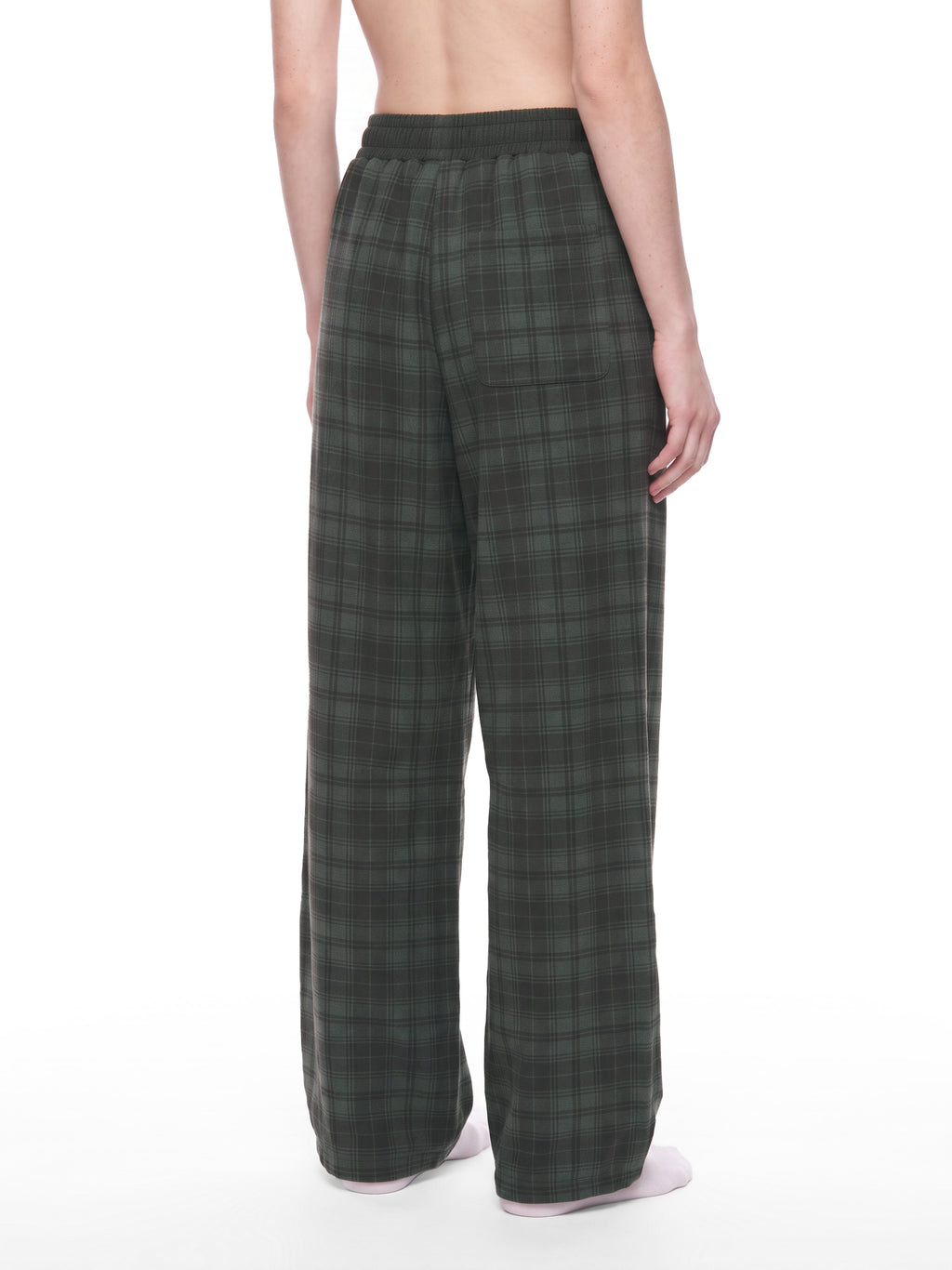 Unisex Plaid Straight Leg Pants